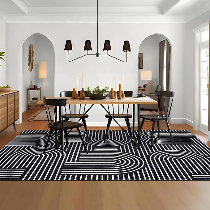 ROYHOME Washable Rug 5x7 Area Rugs