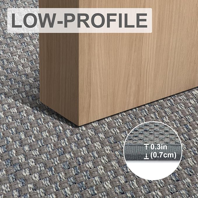 LEKEEPGO Door Mat 17"x29", Non Slip Door Mat Indoor Entrance, Rubber Backing