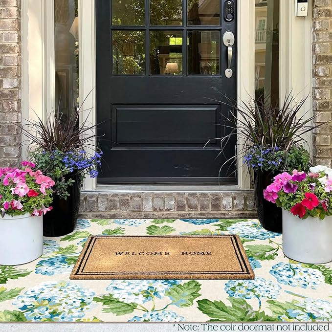 3x5 Floral Entry Rug