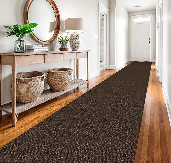 EARTHALL Runner Rug 3x20 Ft Washable Runners