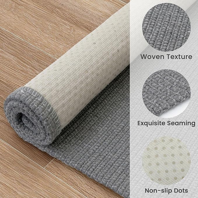 EARTHALL Long Runner Rug 3x12 Ft Washable Runners