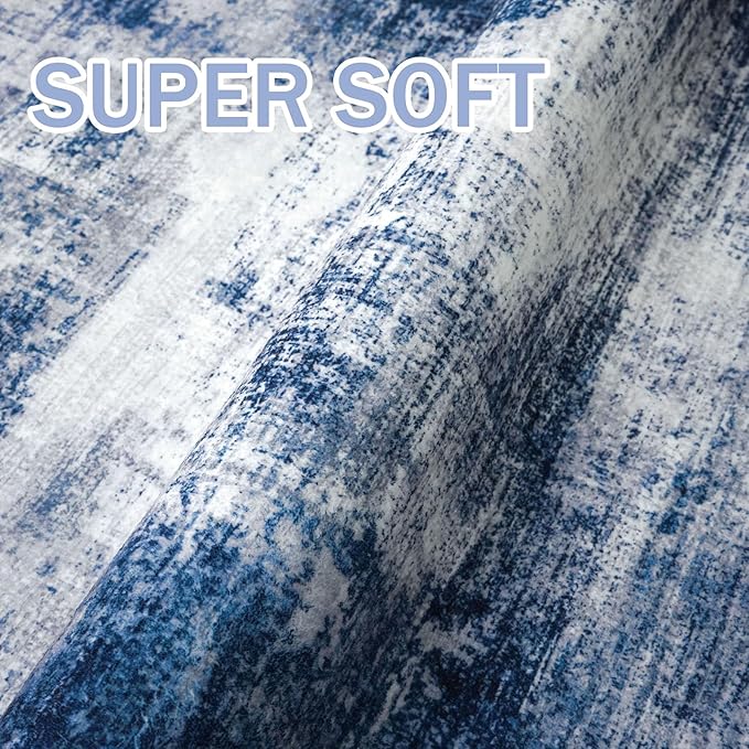IOHOUZE Abstract Runner Rug 3x18 Ft Washable Runners