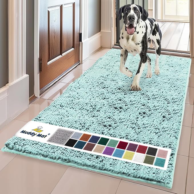 Muddy Mat® | Super Absorbent Door Mat Indoor, Microfiber Quick Dry Chenille