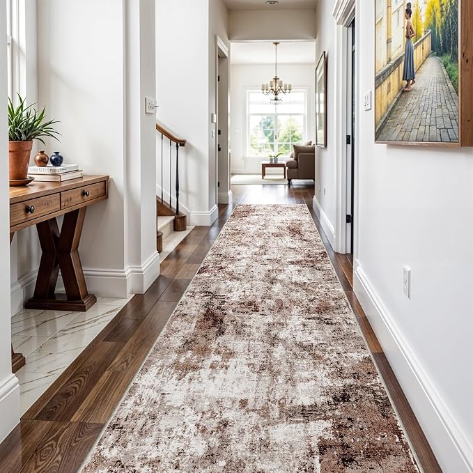 3x16 Washable Runner Rug for Hallway: Extra Long Runners for Entryway Living