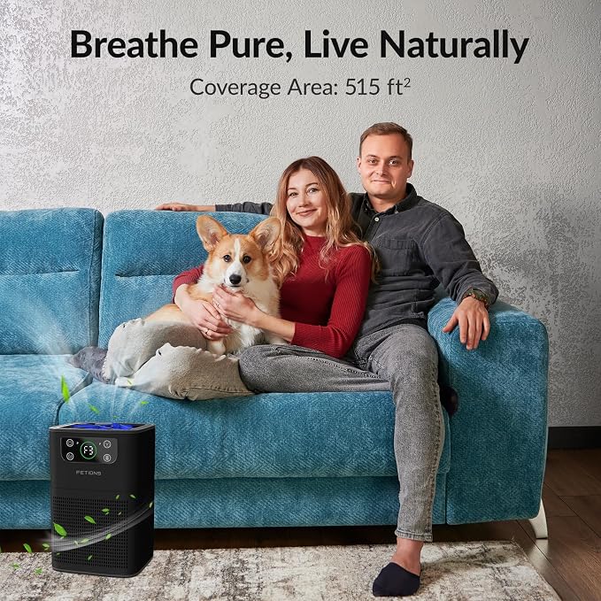 Air Purifiers for Bedroom Home, FETIONS Air Cleaner