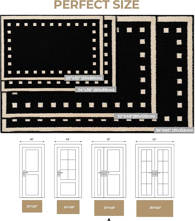 GRANNY SAYS Indoor Doormat, Non-Slip Front Door Mats, Outdoor Welcome Mat