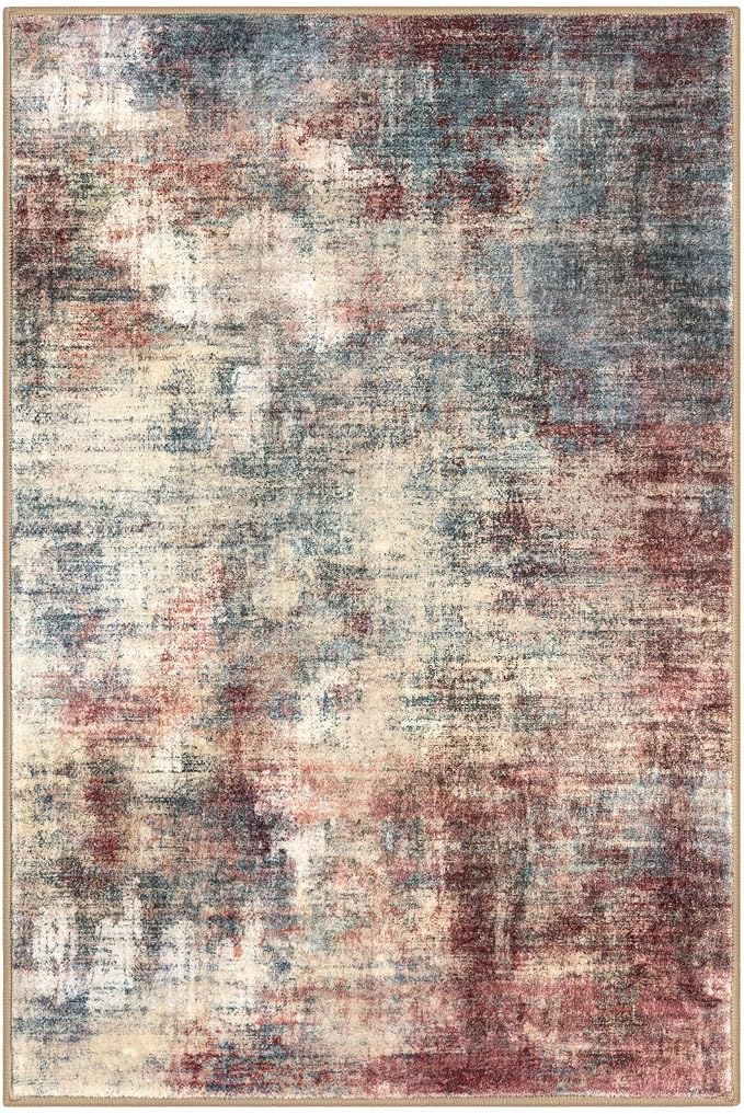 IOHOUZE Abstract Area Rugs 8x10 Ft Washable Large Rugs