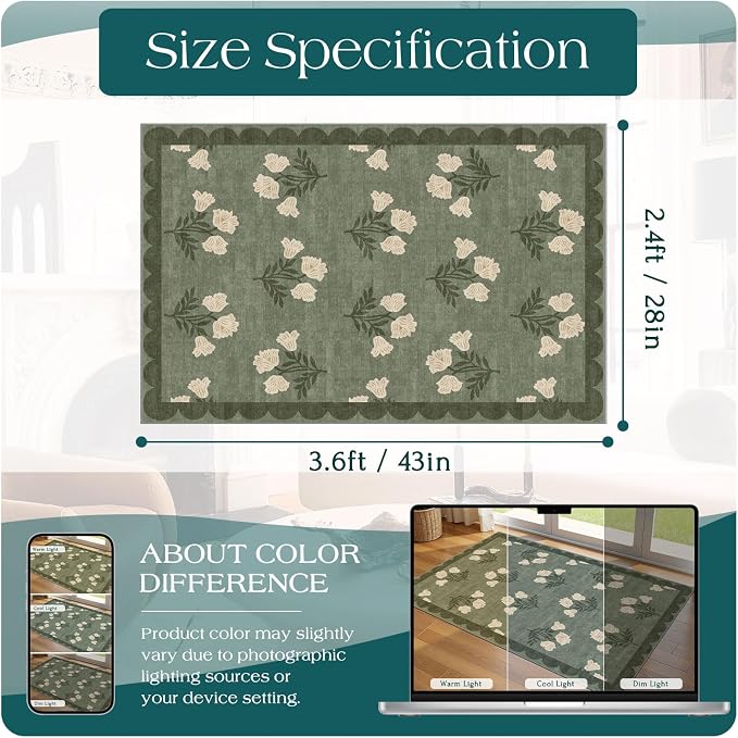 Floral Outdoor Rug