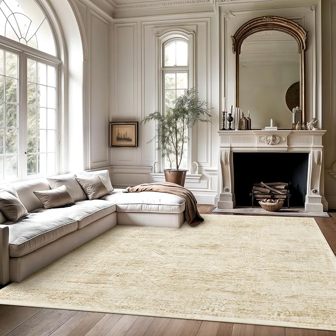 Soalmost Washable Area Rug 10x14, Large Soft Rugs