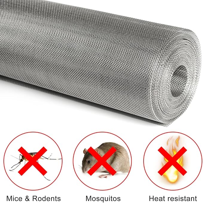 Stainless Steel Woven Wire Mesh, 304 Stainless Steel Mesh Sheet, Heat-Resistant