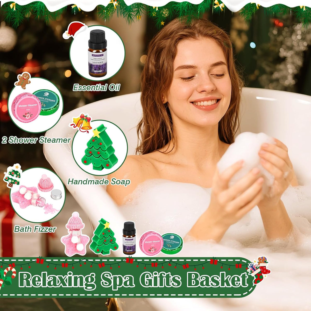 Meaicezli Advent Calendar 2026, Makeup and Self Care Gift Set for Teen Girl