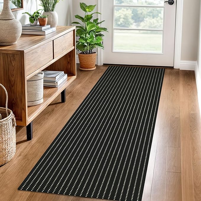 EARTHALL Washable Runner Rug 2x6 Ft Non Slip Runners