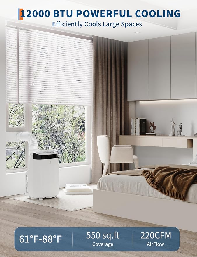GarveeLife 12, 000 BTU Portable Air Conditioners