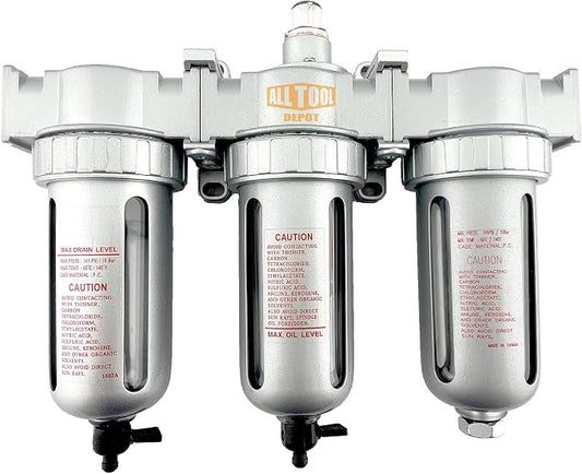 1/2" NPT MID FLOW 3 Stages Filter Coalescing Desiccant Dryer System