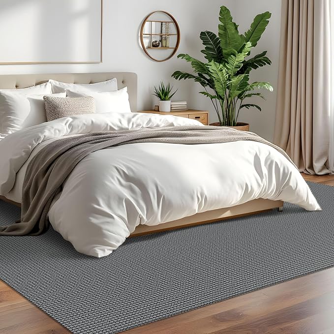 IOHOUZE Washable Area Rug 6x9 Non Slip Rubber Backed Rugs