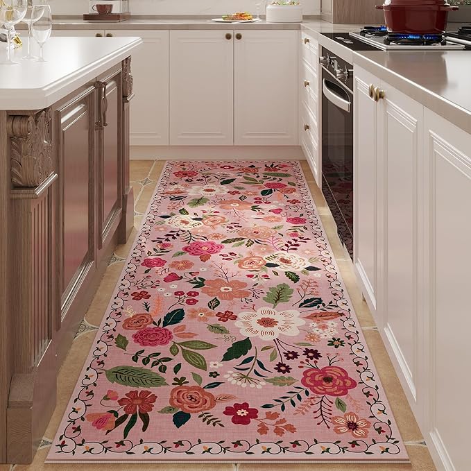 Rugcomf Runner Rug for Hallways Kitchen Rug Non Slip 2'x 6' Washable Rugs