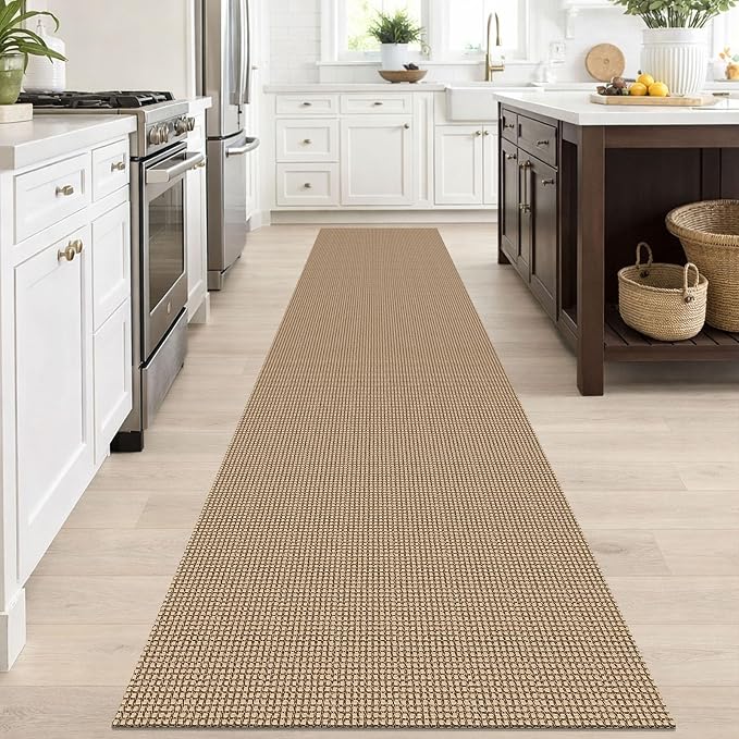 IOHOUZE Washable Runner Rug 3x12 Non Slip Rubber Backed Extra Long Hallway