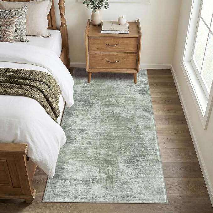 IOHOUZE Abstract Runner Rug 3x7 Ft Washable Runners