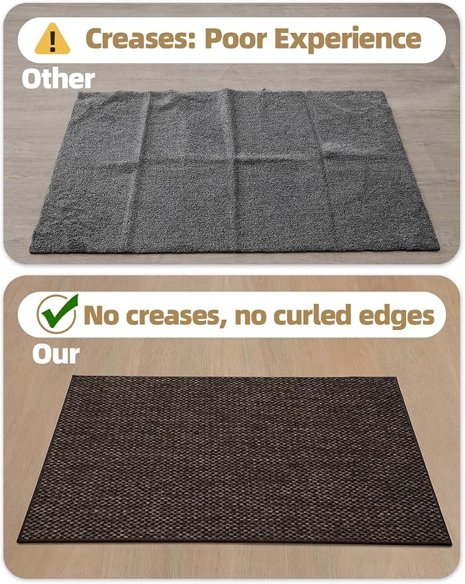 Color&Geometry Door Mat 17"x29", Front Door Mat Indoor Rugs