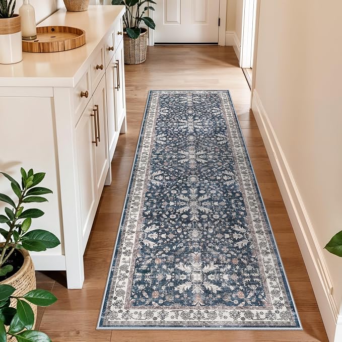 2x6ft Washable Hallway Carpet Runner – Non-Skid Floor Runner Rug
