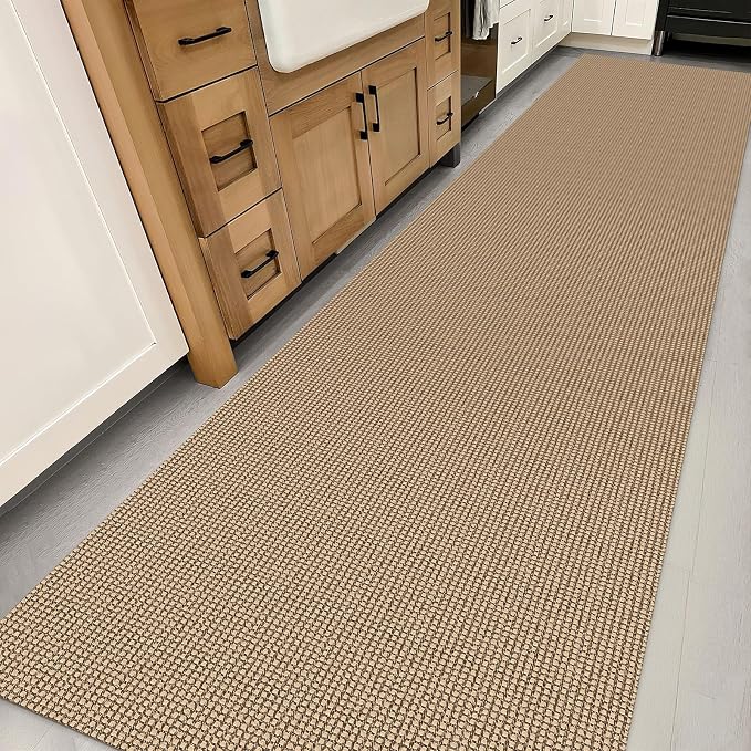 IOHOUZE Washable Exrea Long Hallway Runner Rug 3x14 Non Slip Rubber Backed