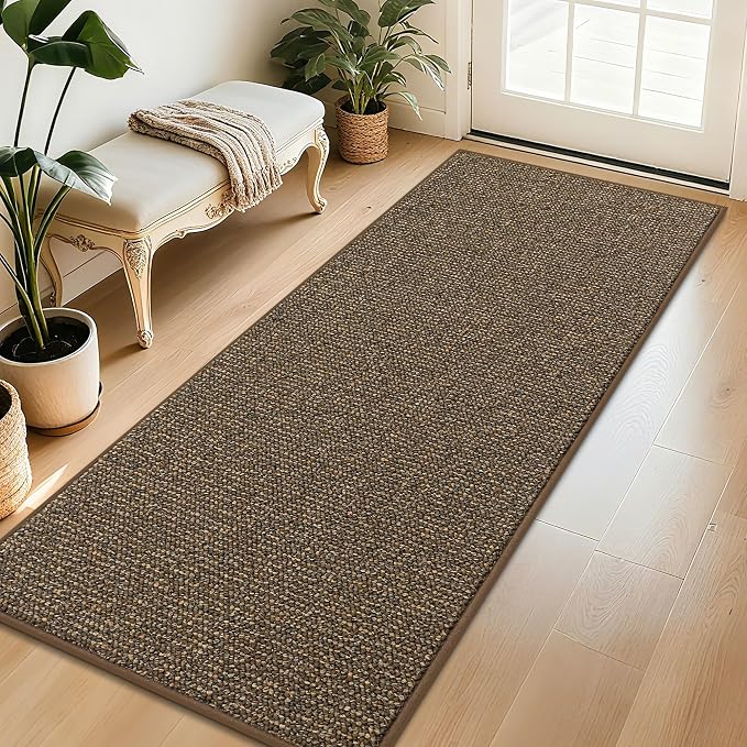 BEQHAUSE Dirt Trapper Door Mat 32" x 72", Non-Slip Washable Doormats Entrance