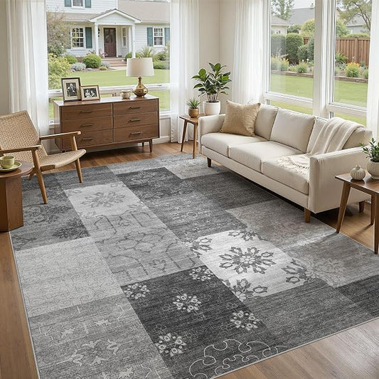 UERMEI 8x10 Area Rug for Living Room