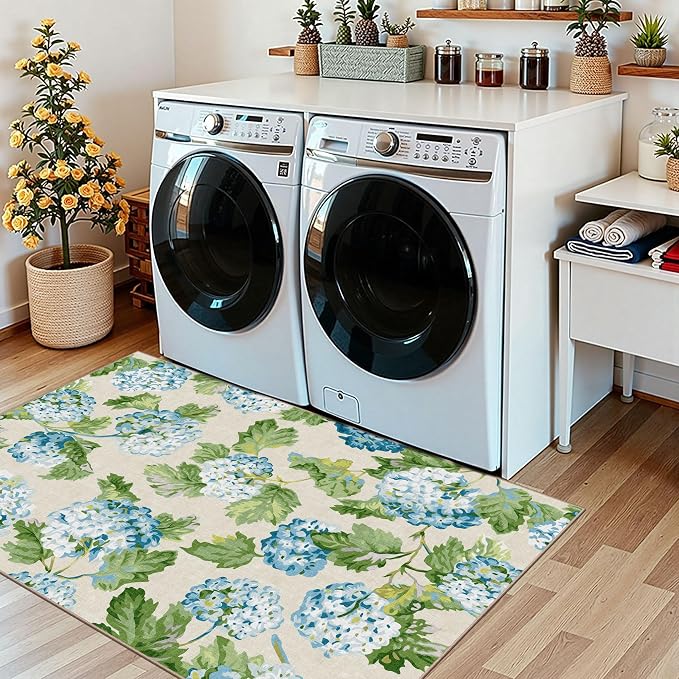3x5 Floral Entry Rug