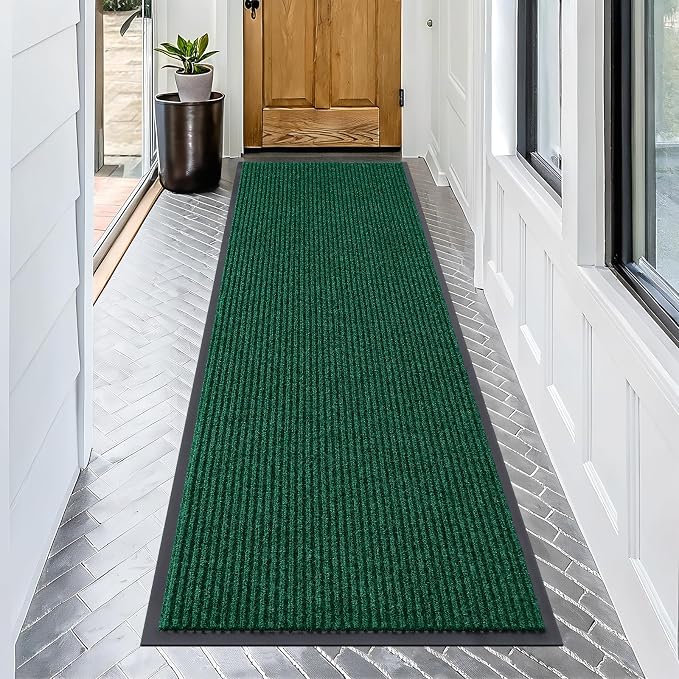 OLANLY Front Door Mat Indoor Outdoor Entrance, Waterproof Heavy Duty Doormat