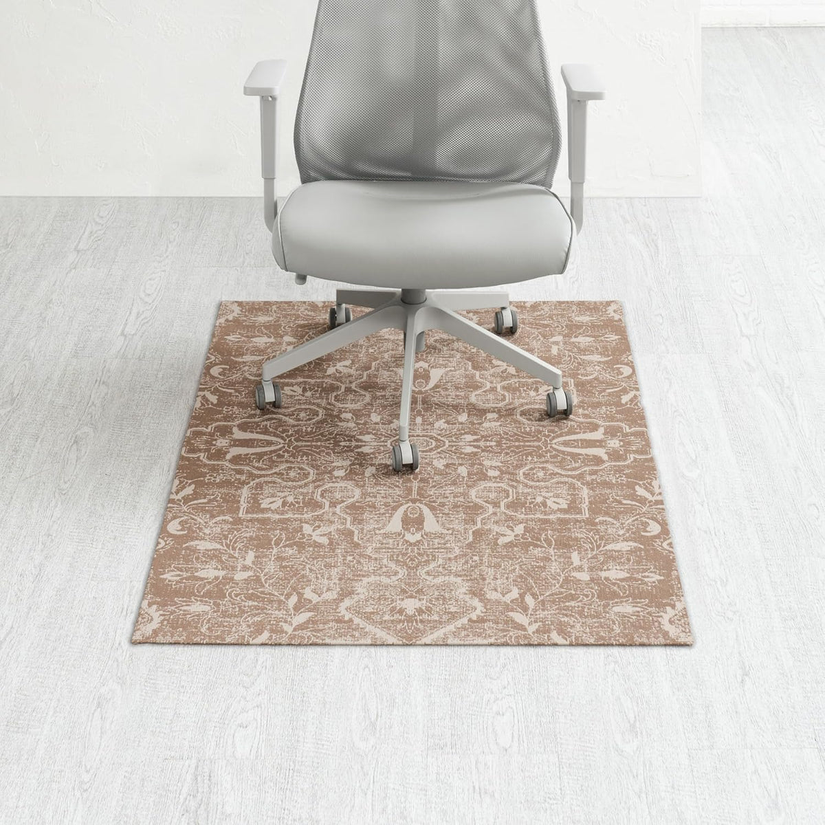Anji Mountain 48" x 36" Rug'd Office Chair Mat for Carpet & Hardwood Floor