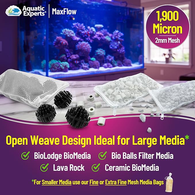 Aquatic Experts Max Flow Filter Media Bags