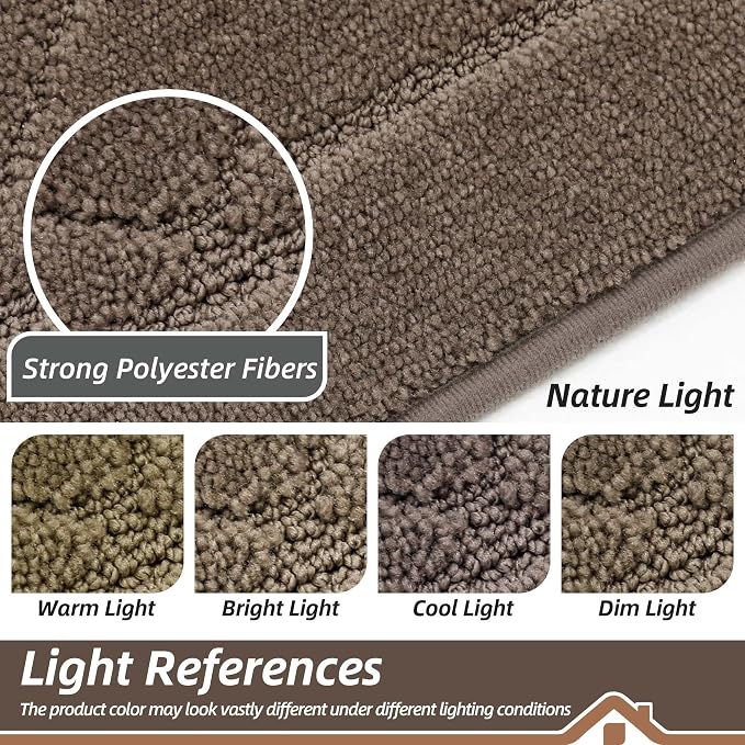 BEQHAUSE Dirt Trapper Door Mat 32" x 48", Doormat Non-Slip Entryway Rugs