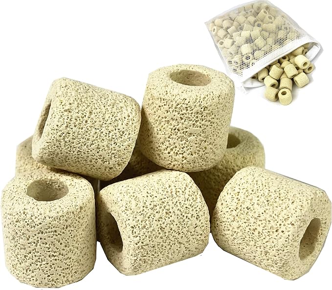 Ceramic Filter Media Bio Filter Rings 1lb / 2lb / 4lb / 8lb