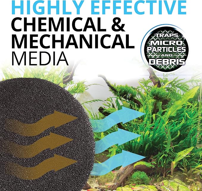 Fluval FX Carbon Foam, Replacement Aquarium Filter Media