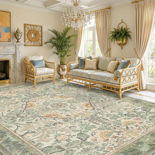Boho Dining Room Rugs for Under Table 9x12