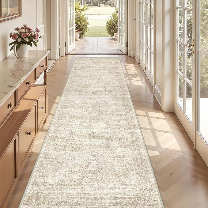 3x10 Runner Rug Non Slip Washable