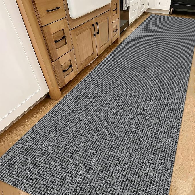 IOHOUZE Washable Exrea Long Hallway Runner Rug 3x14 Non Slip Rubber Backed