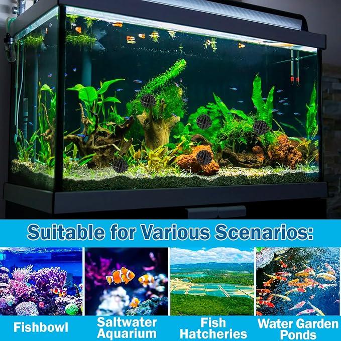 HQRP 50 pcs Bio Balls Filter Media 1.5 Inch