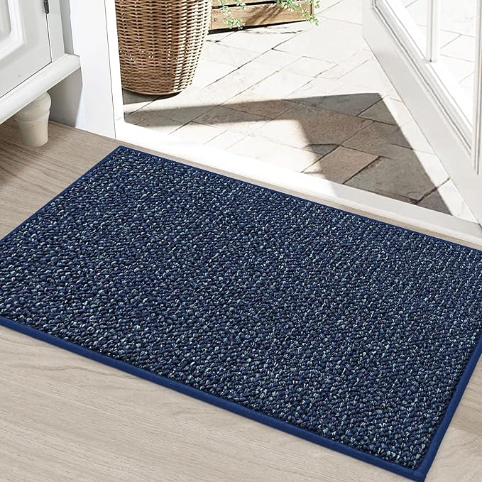 BEQHAUSE Dirt Trapper Door Mat 24" x 36", Non-Slip Washable Doormats Entrance