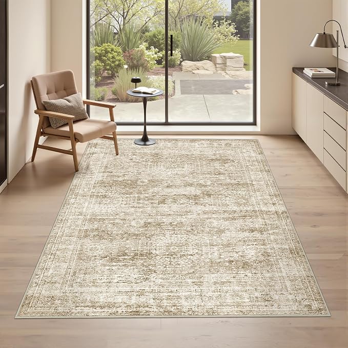 Area Rugs 4x6 for Living Room, Non-Slip Backing Small Kids Rugs for Bedroom