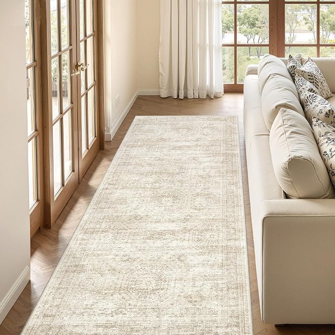 3x8 Runner Rug Non Slip Washable