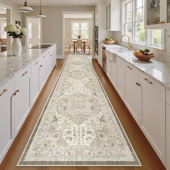 Madane Hallway Runner Rug 2'6''x16' Kitchen Runner