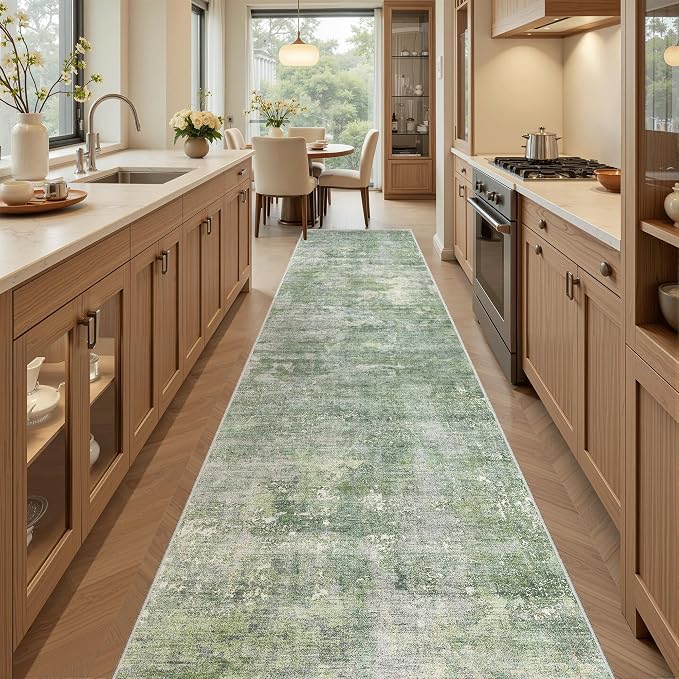 Soalmost Runner Rug 2x10 Washable Non-Slip Hallway Runner Rugs