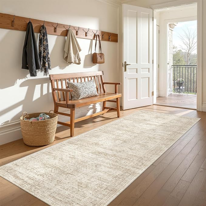 3x8 Runner Rug Non Slip Washable