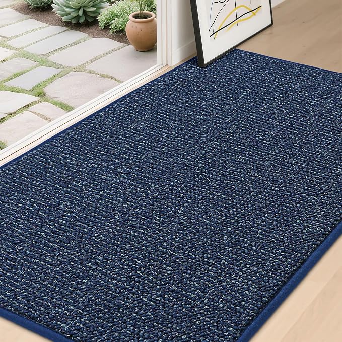 BEQHAUSE Dirt Trapper Door Mat 36" x 60", Non-Slip Washable Doormats Entrance