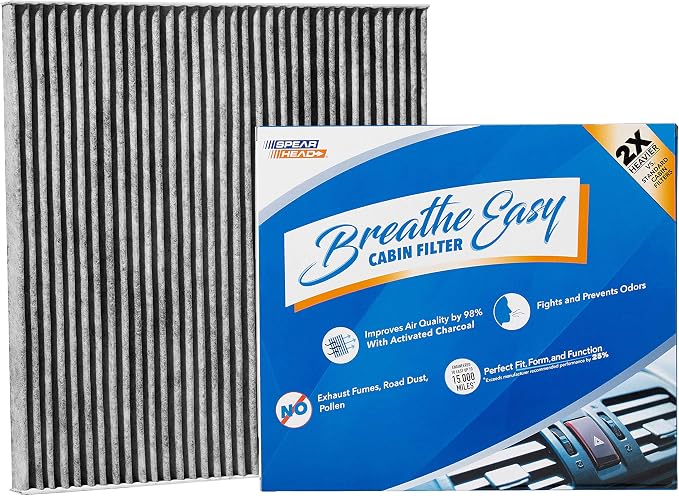 Spearhead Odor Defense Breathe Easy AC & Heater Cabin Filter | Fits 2007-12