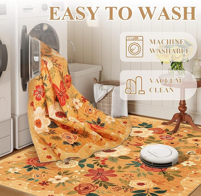 DUKINO Runner Rug, 2.6x8 Kitchen Rug