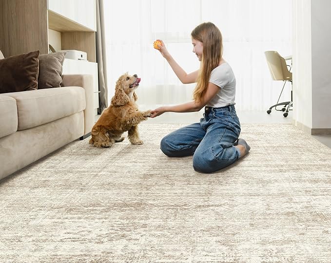 UERMEI 5x8 Washable Area Rug