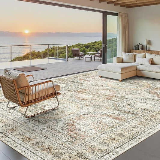 Soalmost Washable Area Rug 8x10, Large Soft Rugs