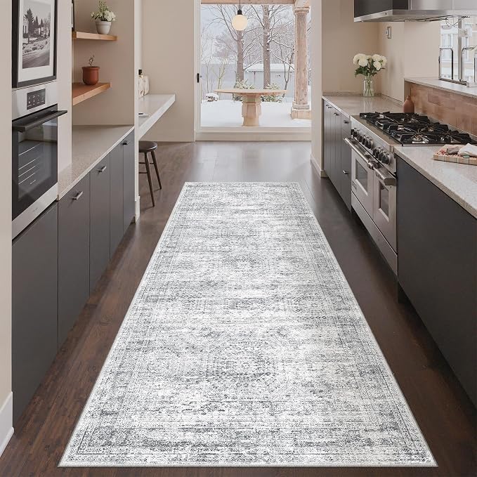 3x8 Runner Rug Non Slip Washable